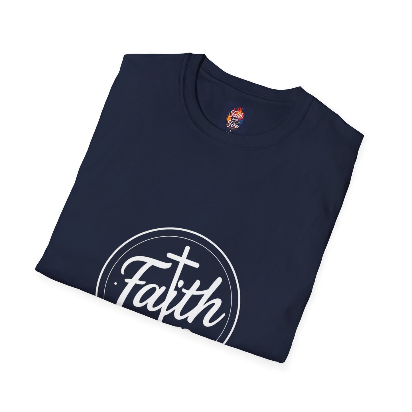 Faith Fueled T-Shirt — Christian Inspirational Tee with Cross Graphic