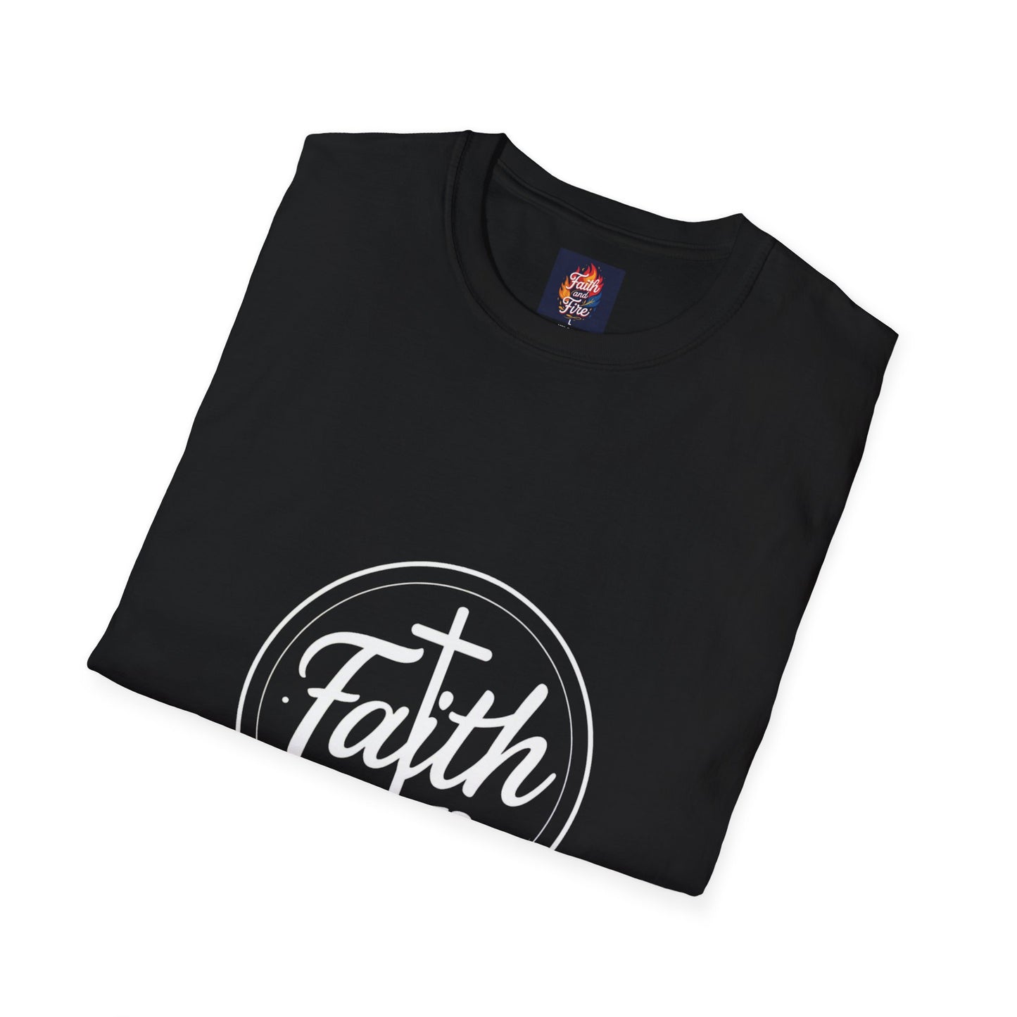 Faith Fueled T-Shirt — Christian Inspirational Tee with Cross Graphic