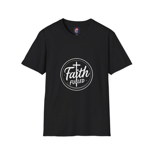 Faith Fueled T-Shirt — Christian Inspirational Tee with Cross Graphic