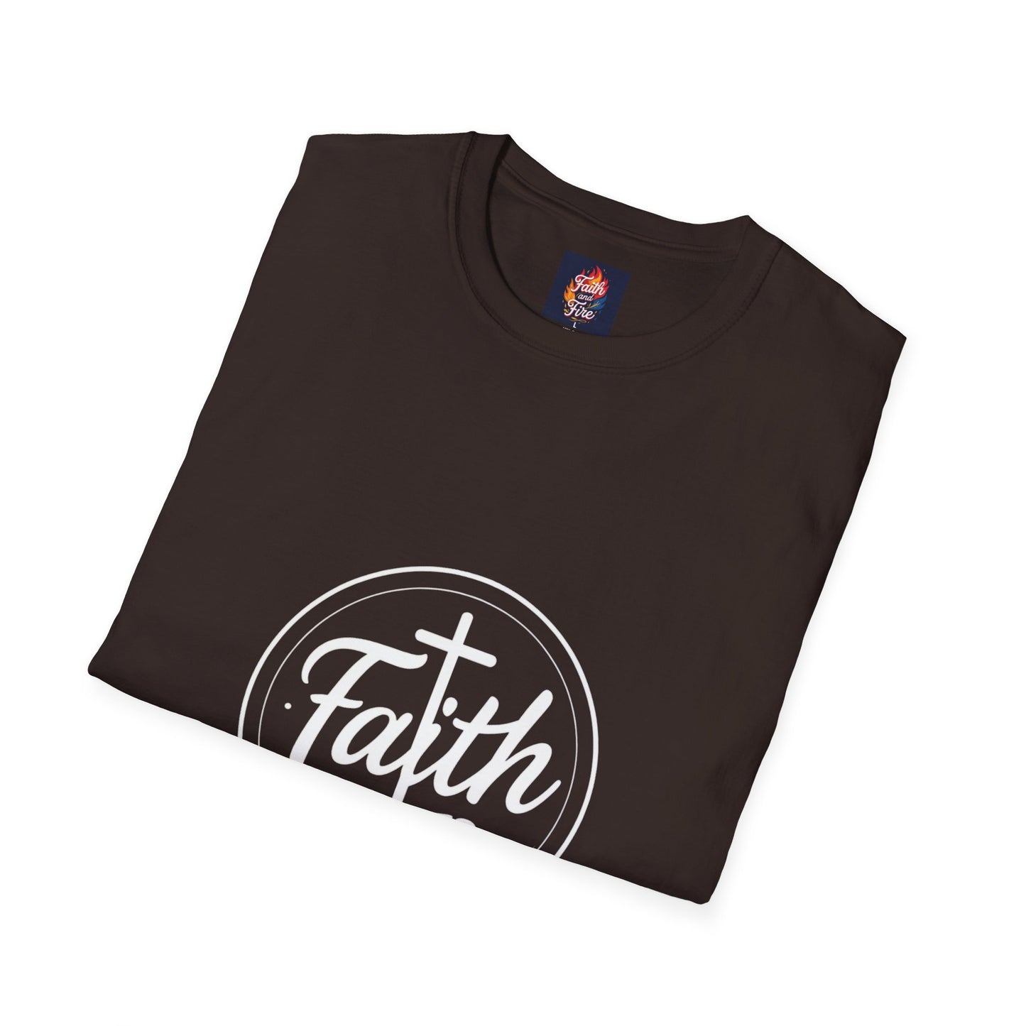 Faith Fueled T-Shirt — Christian Inspirational Tee with Cross Graphic